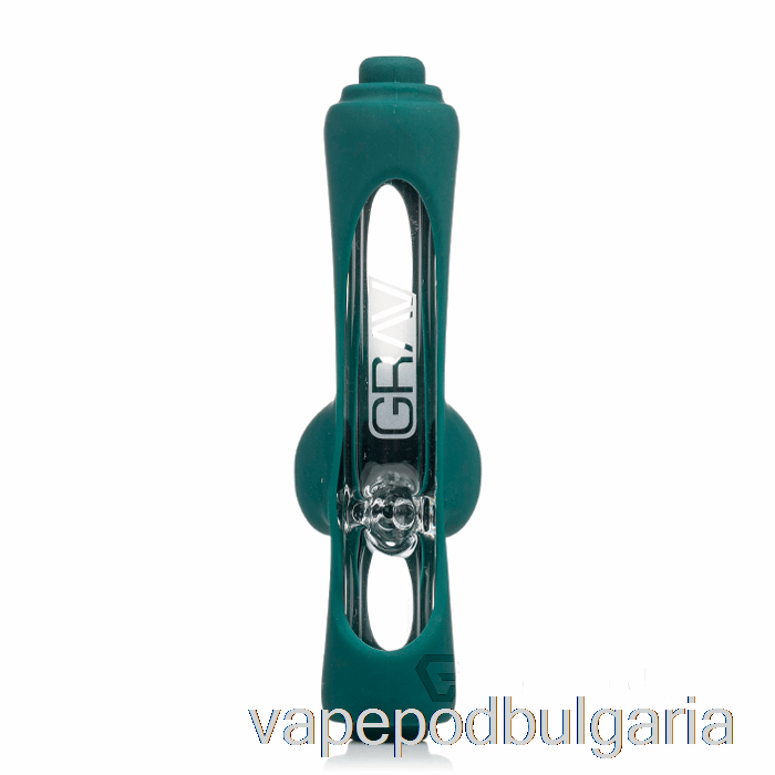Vape Bulgaria Grav Mini Steamroller със силиконова кожа тъмно синьо